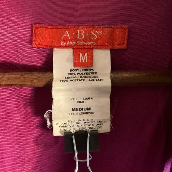 ABS Allen Schwartz Punk Rockandroll Baddie Jacket, Medium. Black with Silver Har - Picture 11 of 14